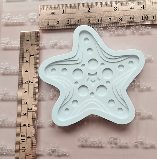 Decorative Starfish Fondant and Buttercream Stamp and Cutter Set