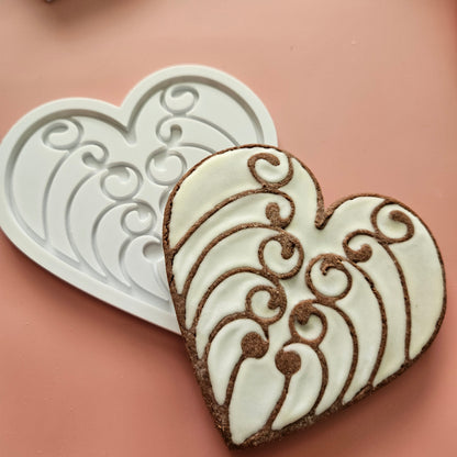 Heart Gate DOUGH STAMP // READY TO FLOOD Stamp and Cookie Cutter Set