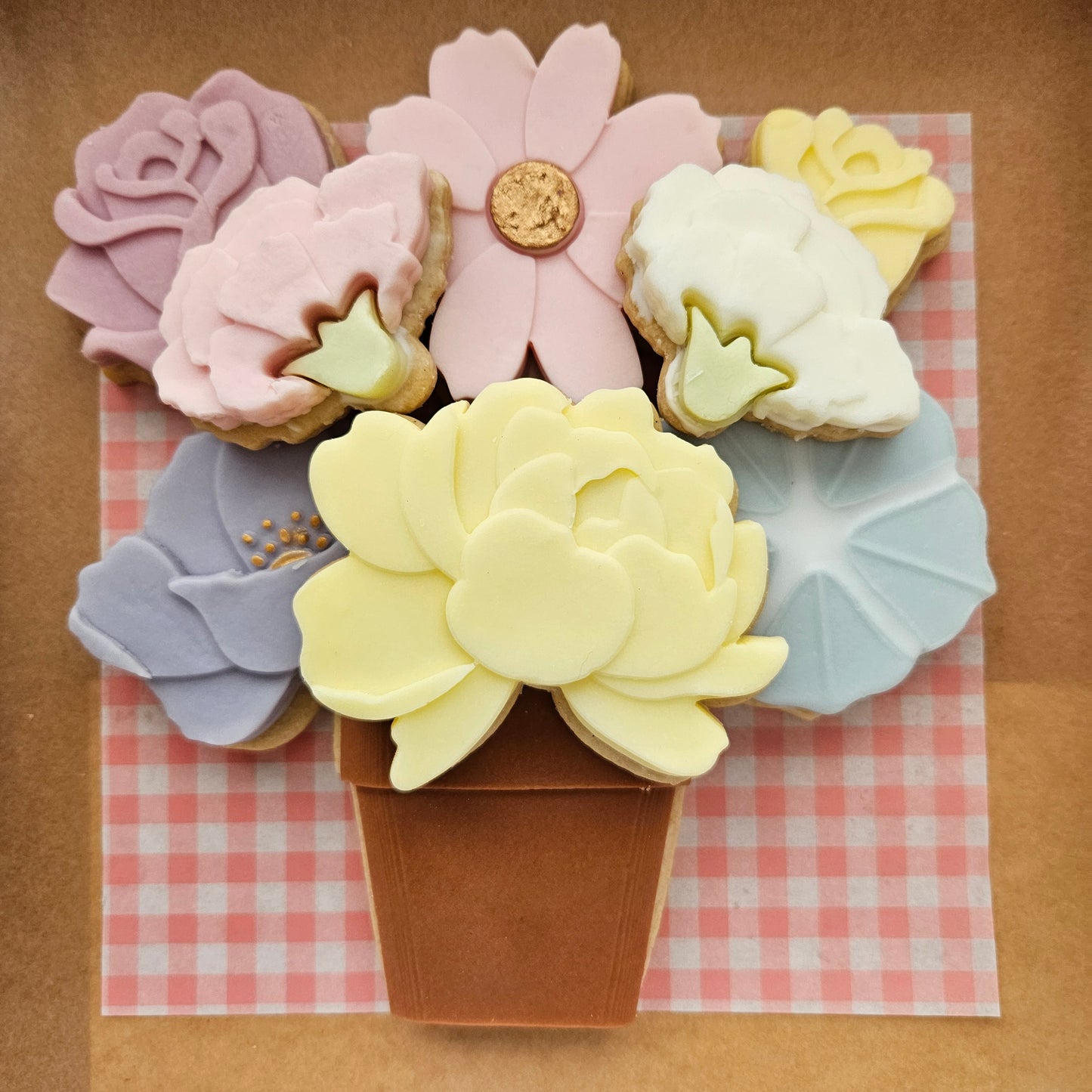 Carnation Blossom Bloom Buttercream Fondant Stamp and Cookie Cutter Set