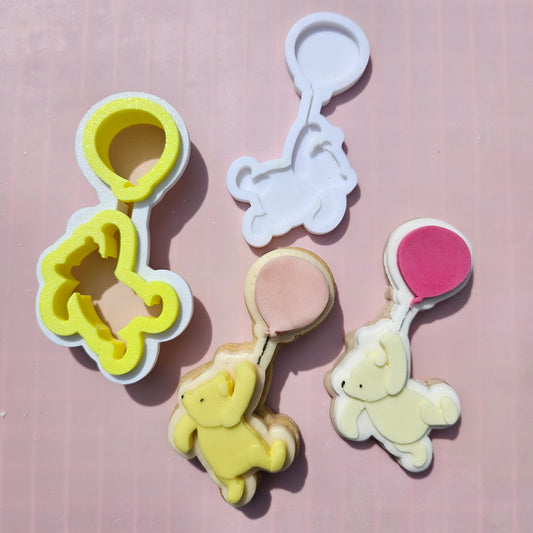 Silly Ol' Bear Buttercream and Fondant Stamp and Cutter Set