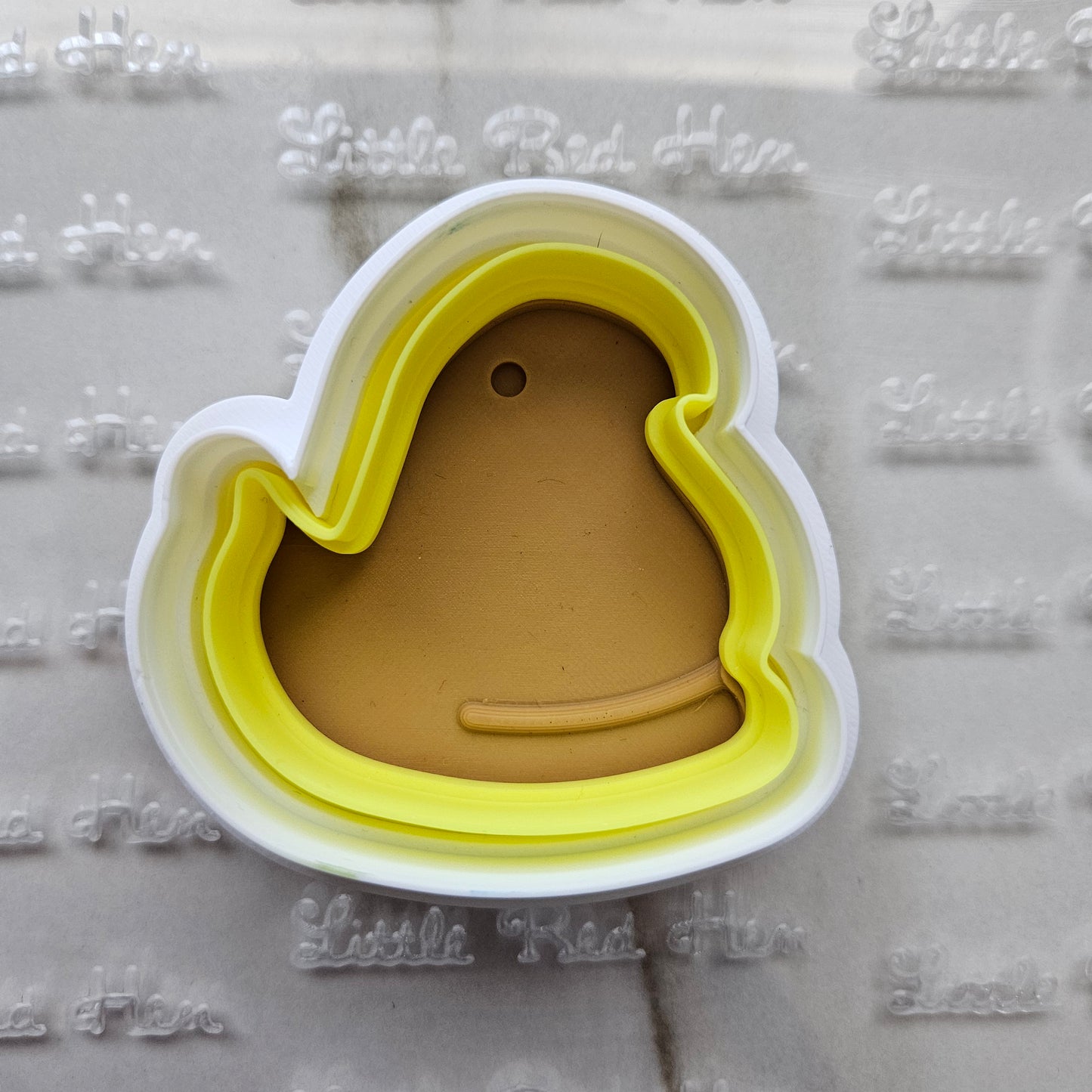 Peeps Chick Easter Buttercream Fondant Stamp and Cookie Cutter Set