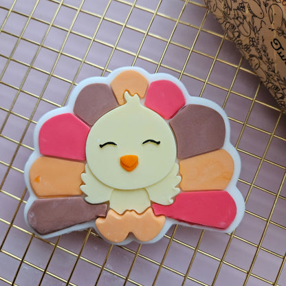 Turkey Fondant and Buttercream Stamp and Cutter Set