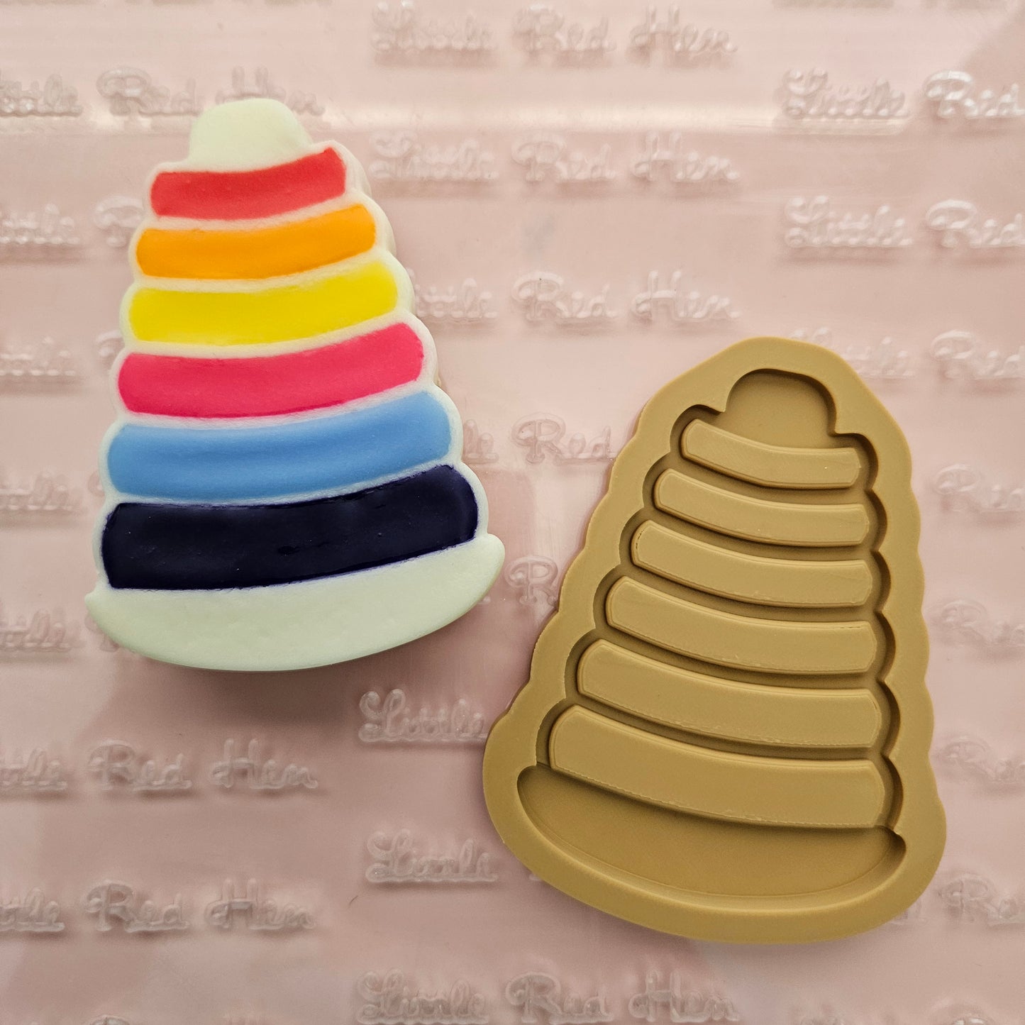 Stacking Rings READY TO FLOOD Buttercream Stamp and Cookie Cutter Set