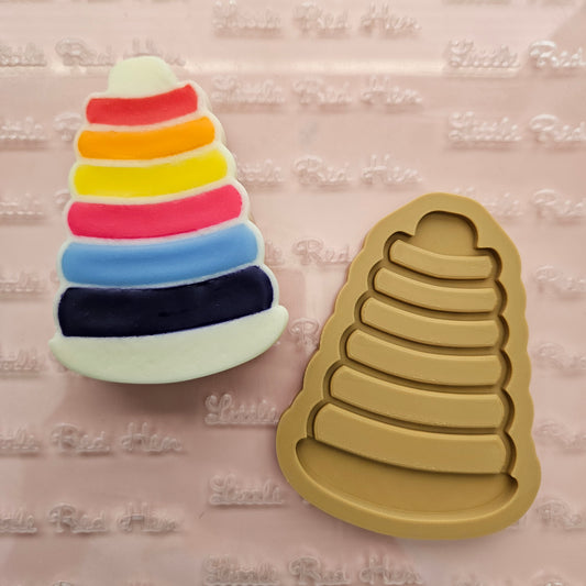 Stacking Rings READY TO FLOOD Buttercream Stamp and Cookie Cutter Set