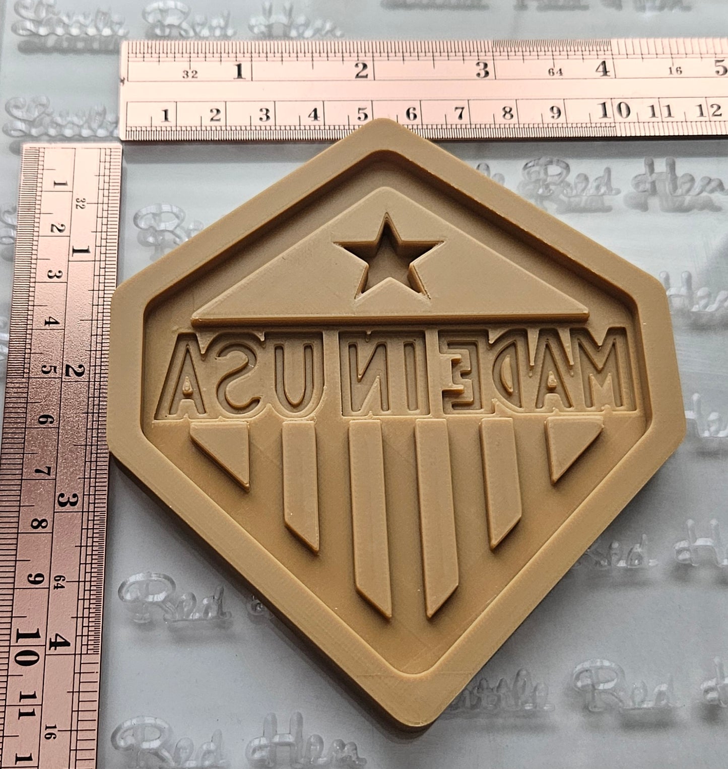 Americana MADE IN USA READY TO FLOOD Buttercream Fondant Stamp and Cookie Cutter Set