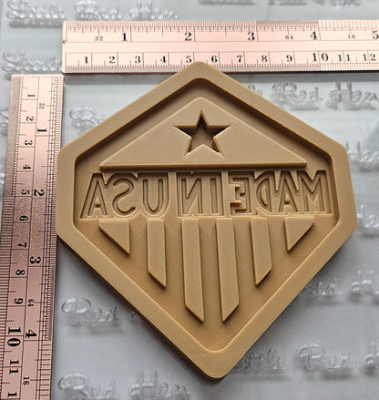 Americana MADE IN USA READY TO FLOOD Buttercream Fondant Stamp and Cookie Cutter Set
