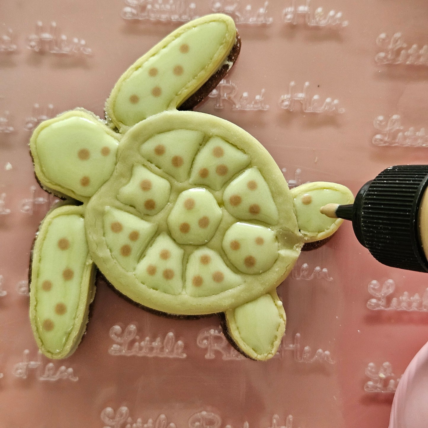 Sea Turtle DOUGH STAMP // READY TO FLOOD Stamp and Cookie Cutter Set