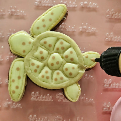 Sea Turtle DOUGH STAMP // READY TO FLOOD Stamp and Cookie Cutter Set