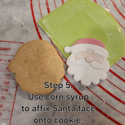 Santa Fondant amd Buttercream Stamp and Cutter Set