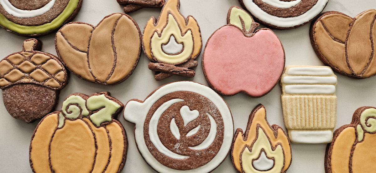 Coffee Bean Heart DOUGH STAMP // READY TO FLOOD Stamp and Cookie Cutter Set
