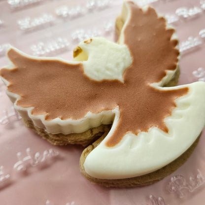 Americana Eagle READY TO FLOOD Buttercream Fondant Stamp and Cookie Cutter Set