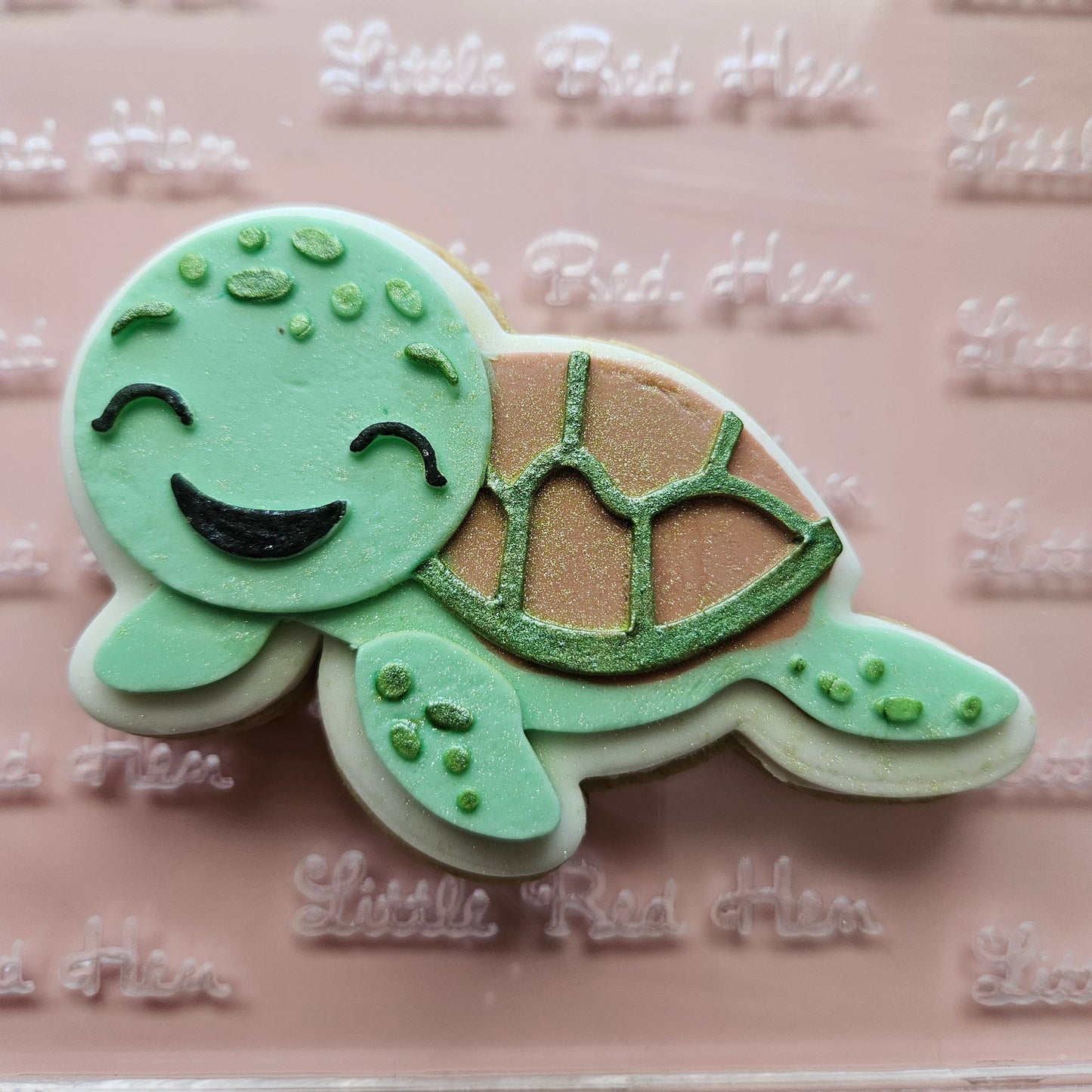 Sea Turtle Fondant and Buttercream Stamp and Cutter Set
