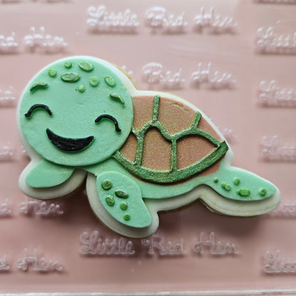 Sea Turtle Fondant and Buttercream Stamp and Cutter Set