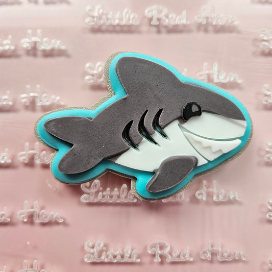 Shark Fondant and Buttercream Stamp and Cutter Set