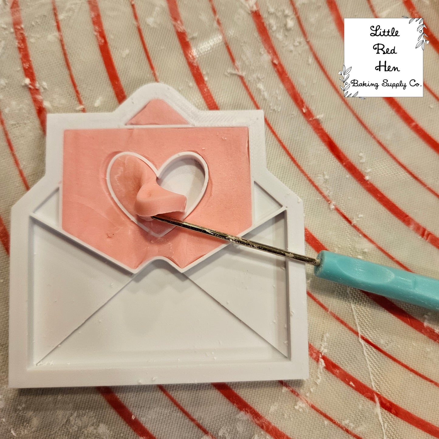 Valentine Fondant and Buttercream Stamp and Cutter Set