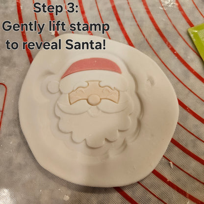 Santa Fondant amd Buttercream Stamp and Cutter Set
