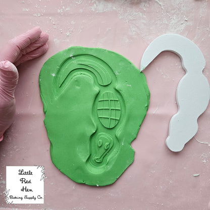 Alligator Fondant and Buttercream Stamp and Cutter Set