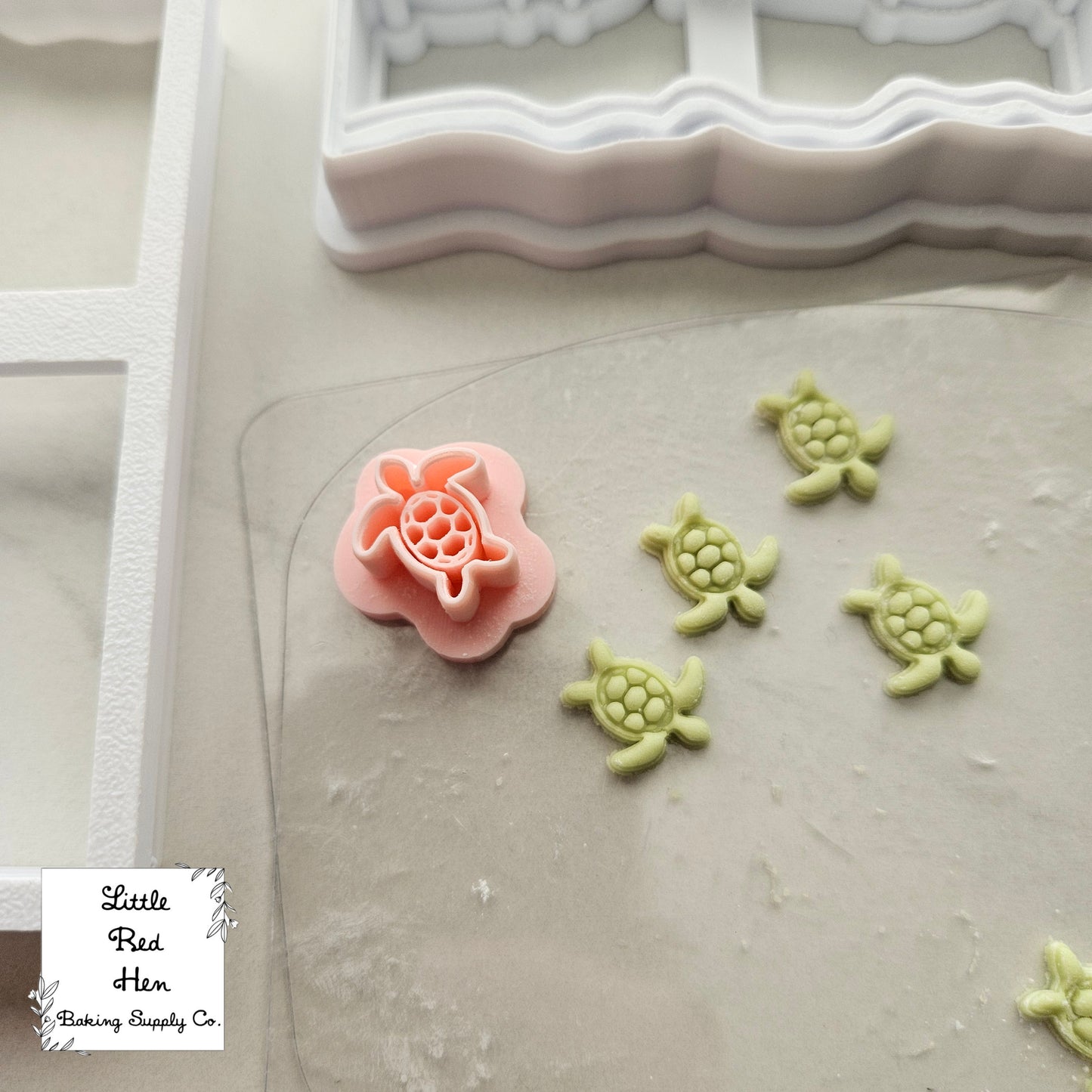 Beach Fondant and Buttercream Stamp and Cutter Set