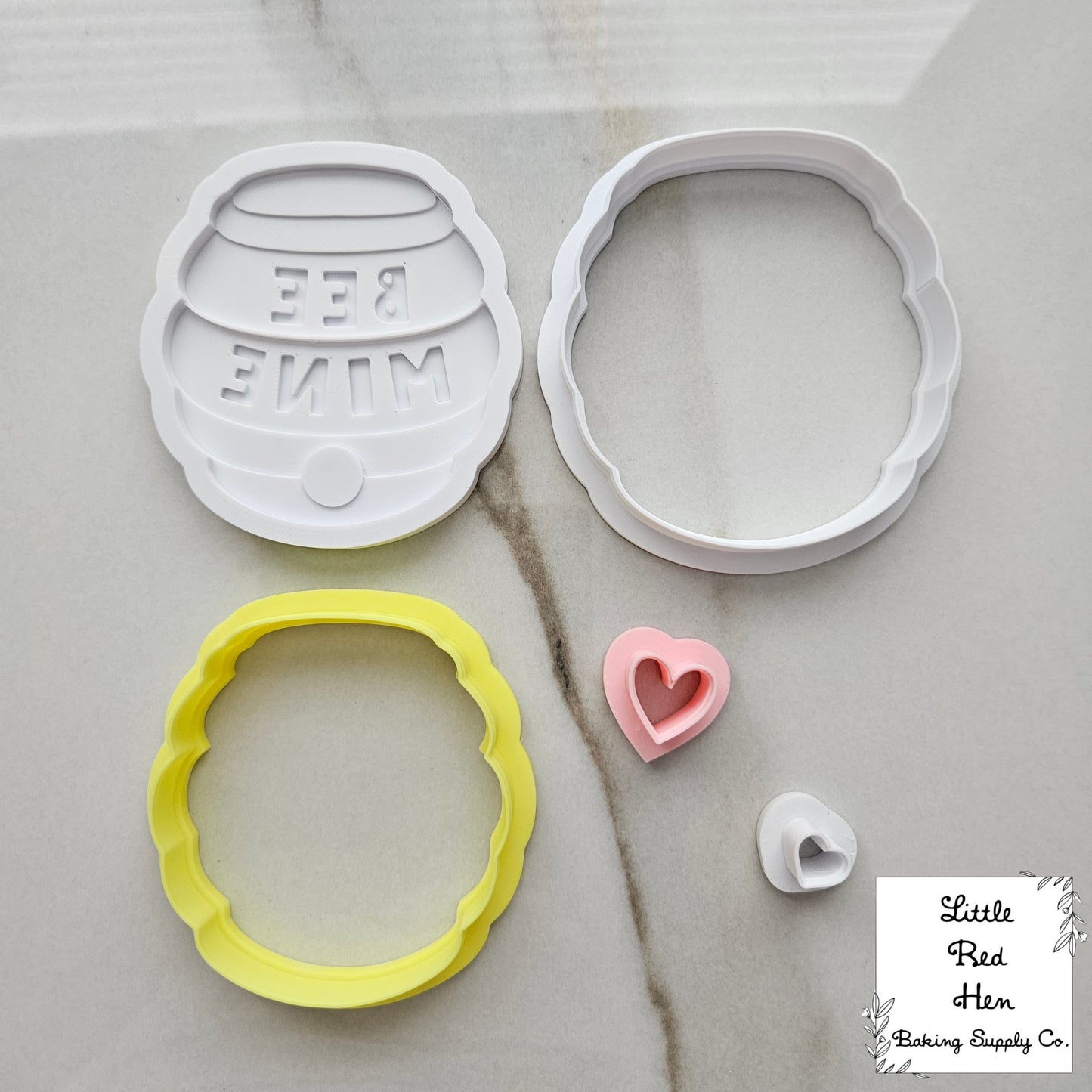 Bee Hive Fondant and Buttercream Stamp and Cutter Set