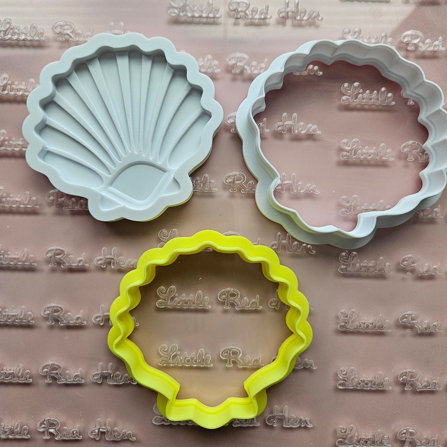 Shell Fondant and Buttercream Stamp and Cutter Set