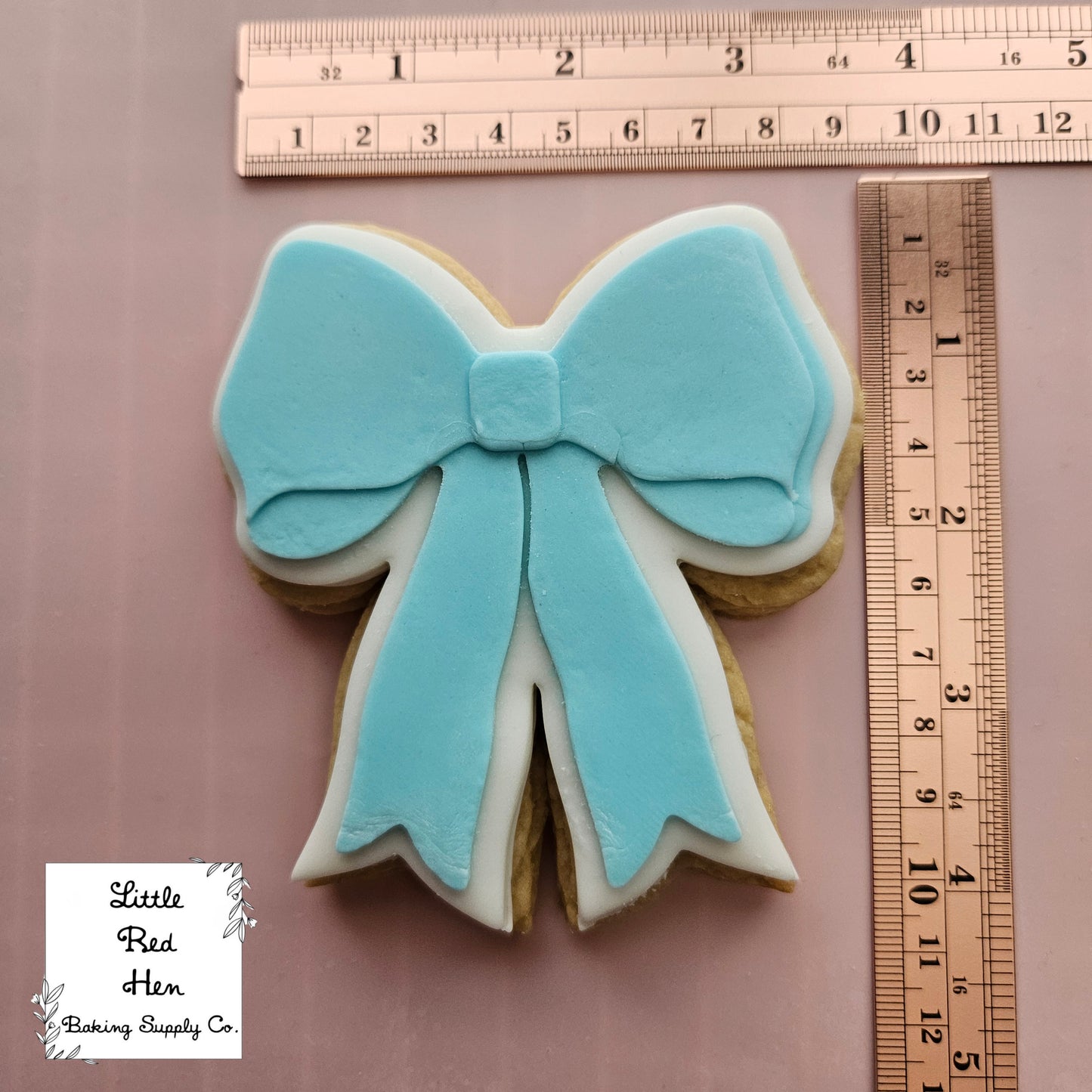 Pretty Bow Fondant and Buttercream Stamp and Cutter Set