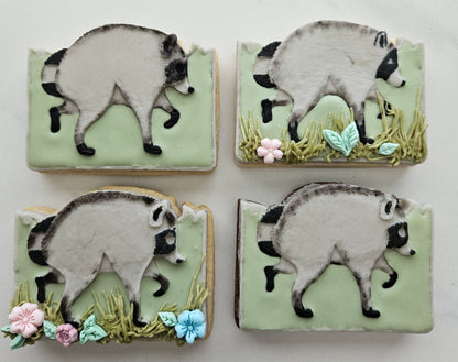 Jimothy the Racoon READY TO FLOOD Buttercream Stamp and Cookie Cutter Set