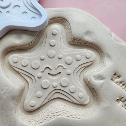 Starfish Fondant and Buttercream Stamp and Cutter Set