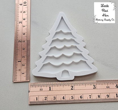 Christmas Tree Fondant and Buttercream Stamp and Cutter Set