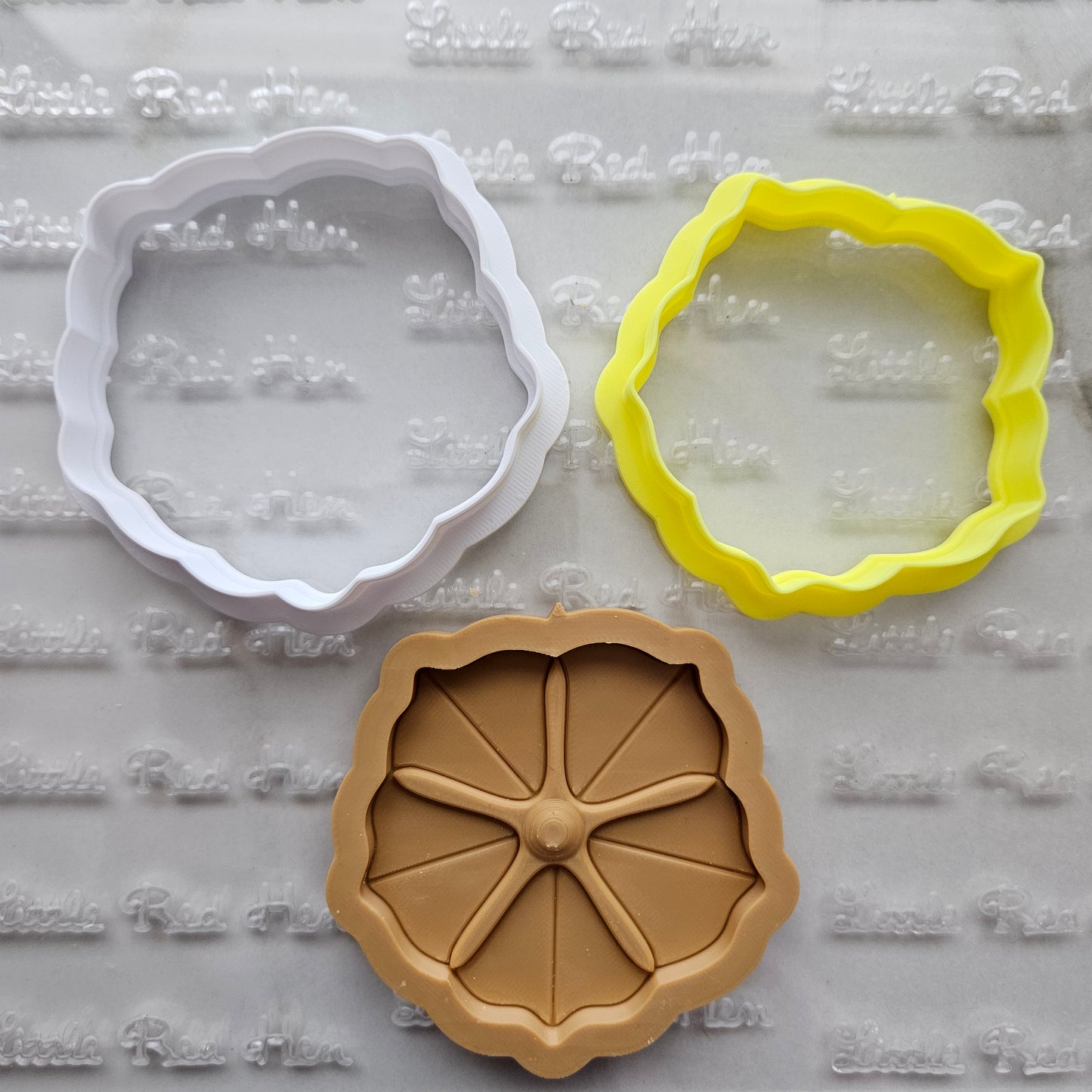 Morning Glory Blossom Bloom Buttercream Fondant Stamp and Cookie Cutter Set
