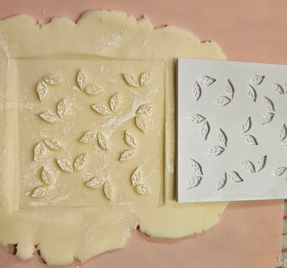 Roses Fondant and Buttercream Stamp Plate and Cutter Set