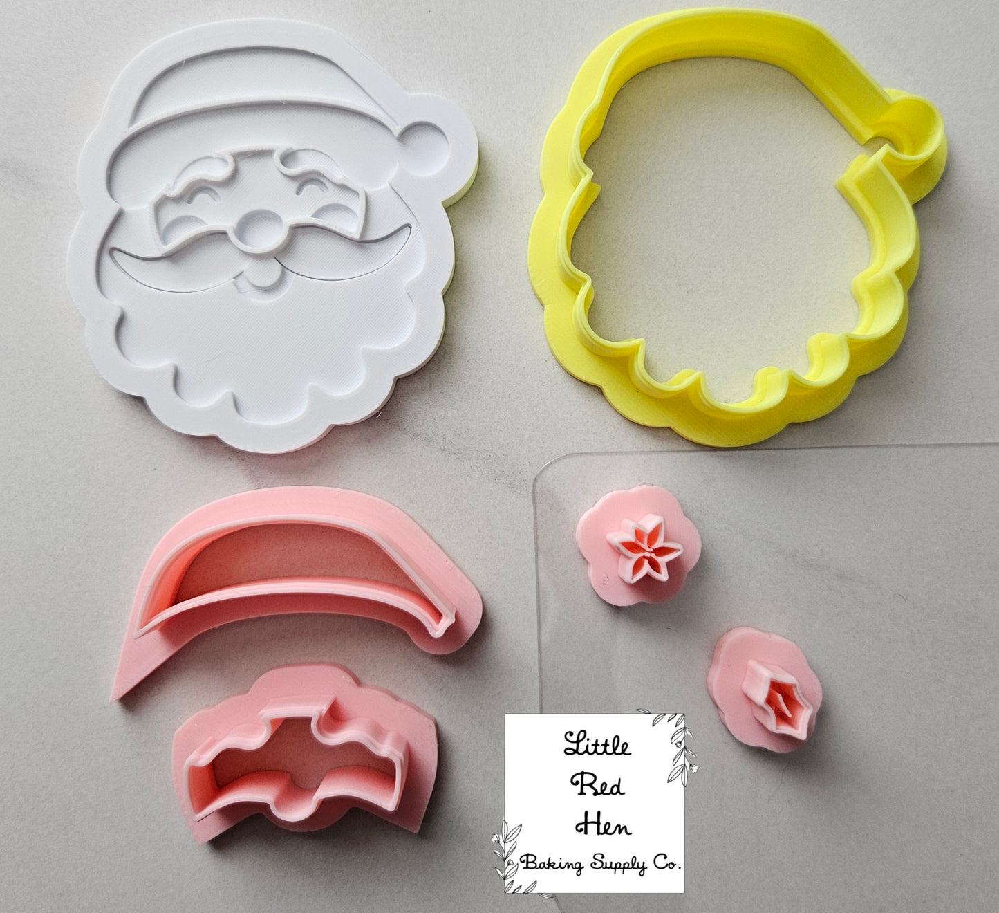 Santa Fondant amd Buttercream Stamp and Cutter Set