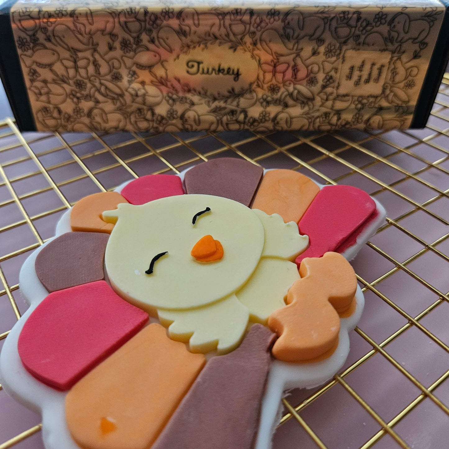 Turkey Fondant and Buttercream Stamp and Cutter Set
