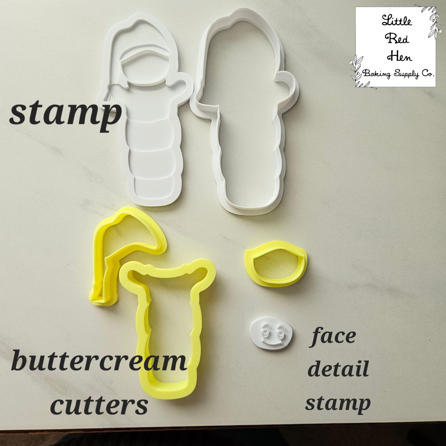 Glowworm Glow Worm Fondant and Buttercream Stamp and Cutter Set
