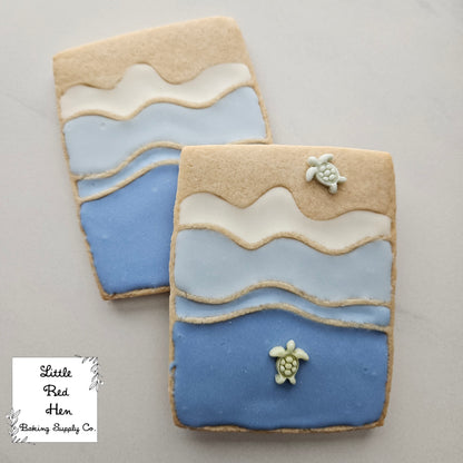 Beach DOUGH STAMP // READY TO FLOOD Stamp and Cookie Cutter Set