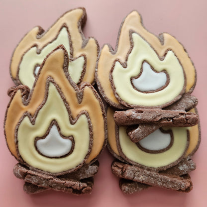 Camp Fire DOUGH STAMP // READY TO FLOOD Stamp and Cookie Cutter Set