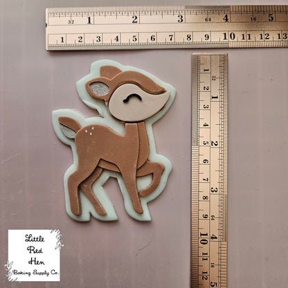 Prancing Deer Buttercream and Fondant Stamp and Cutter Set