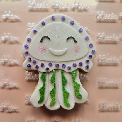 Jellyfish Fondant and Buttercream Stamp and Cutter Set