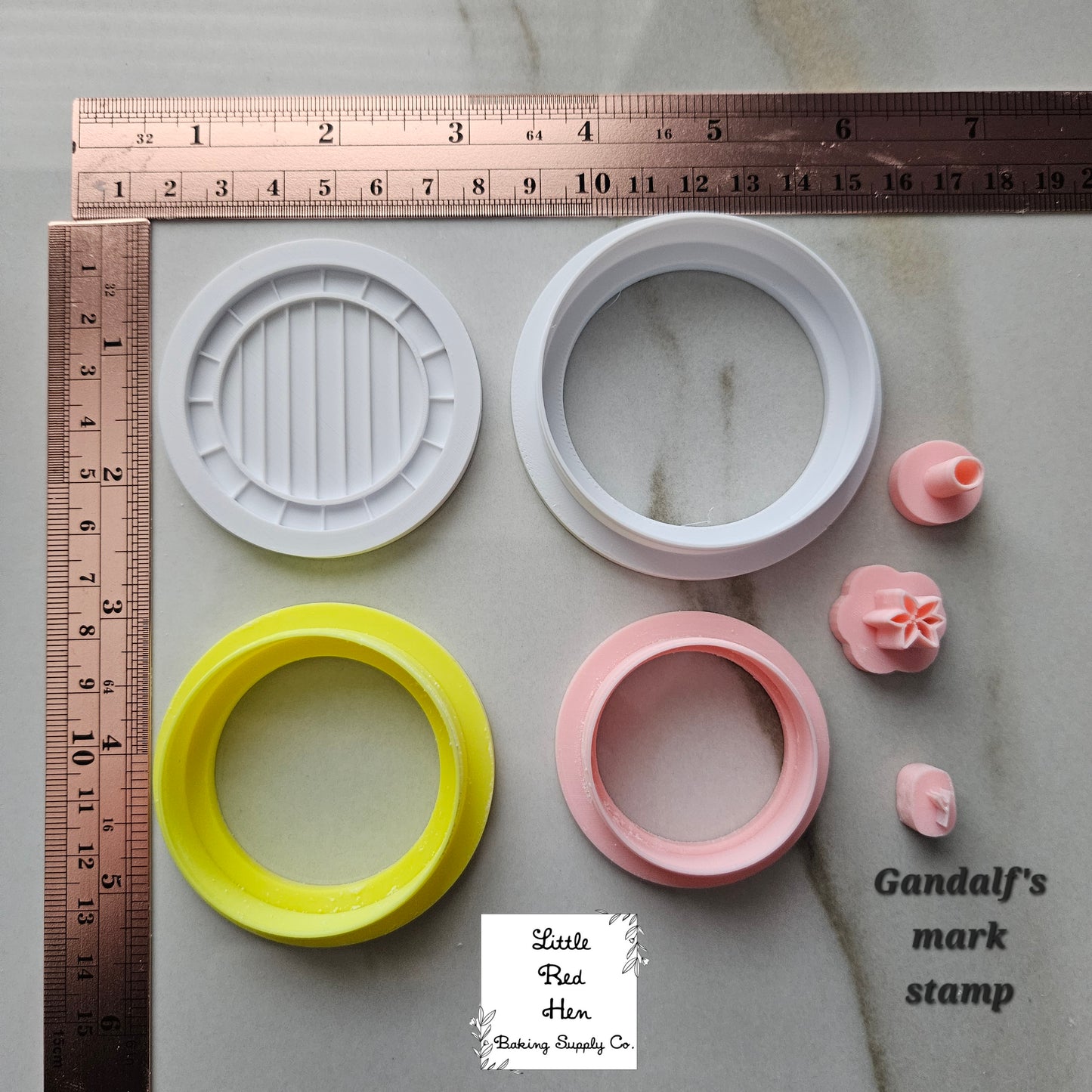 Hobbit Door Buttercream Stamp and Cutter Set