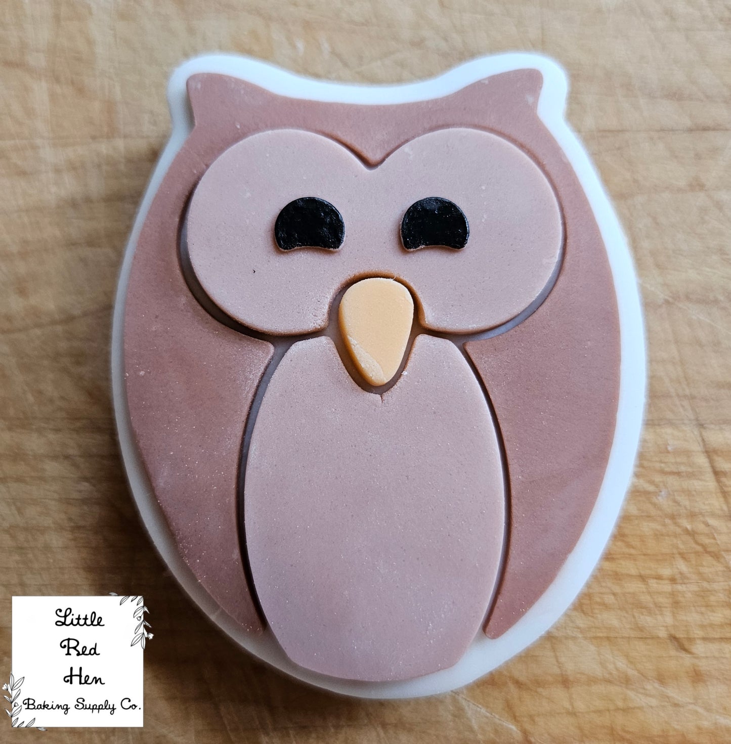 Owl Fondant and Buttercream Stamp and Cutter Set