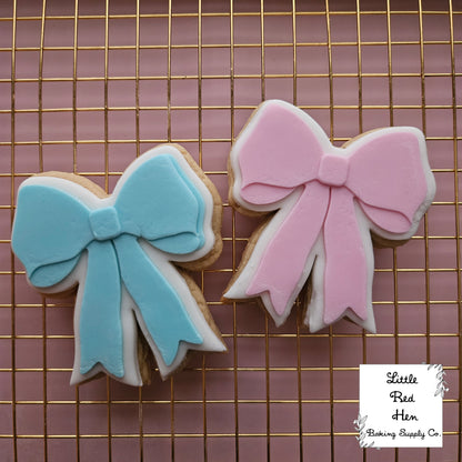 Pretty Bow Fondant and Buttercream Stamp and Cutter Set