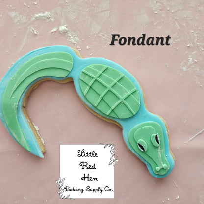 Alligator Fondant and Buttercream Stamp and Cutter Set