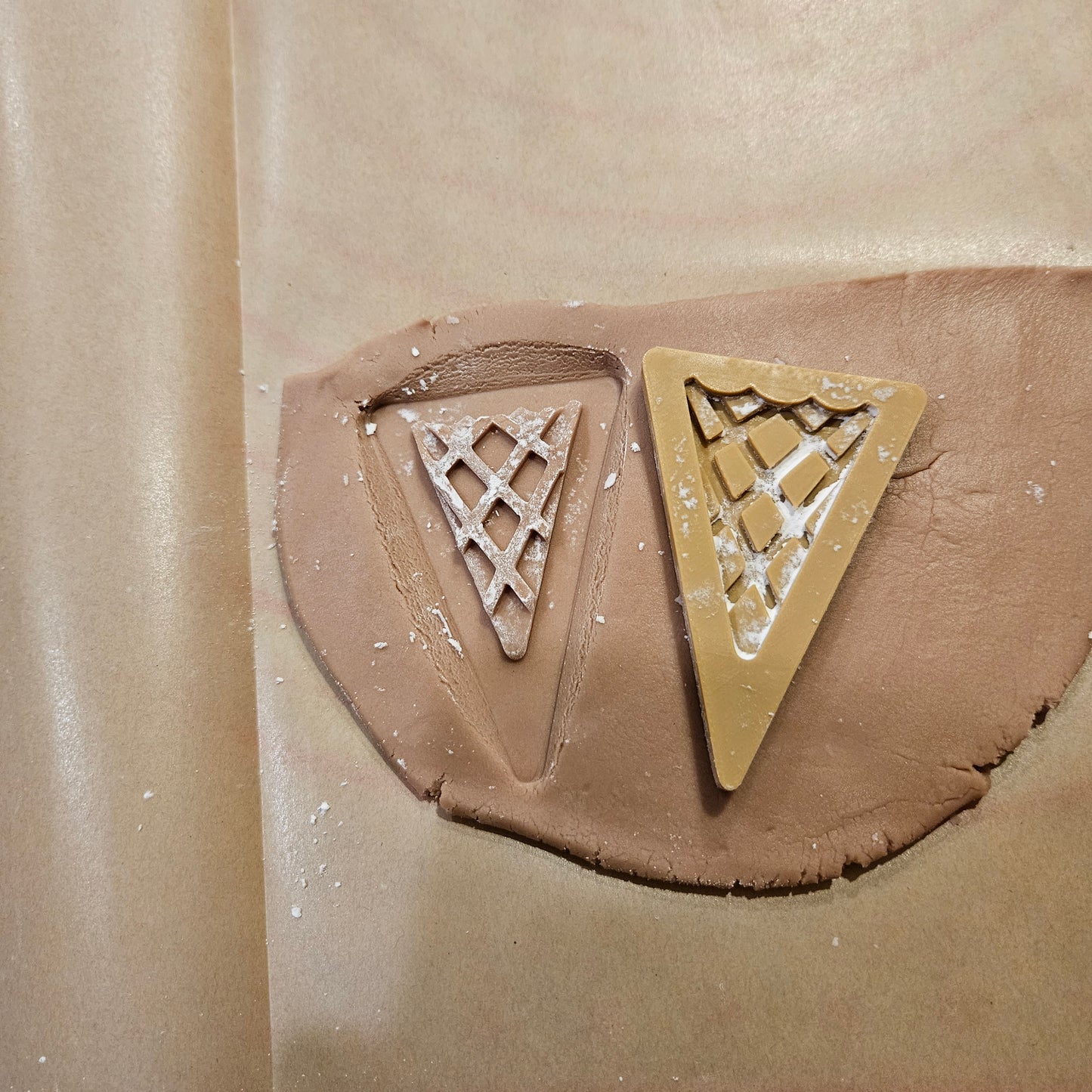 Americana Ice Cream Cone READY TO FLOOD Buttercream Stamp and Cookie Cutter Set