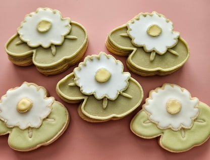 Lily Pad DOUGH STAMP // READY TO FLOOD Stamp and Cookie Cutter Set