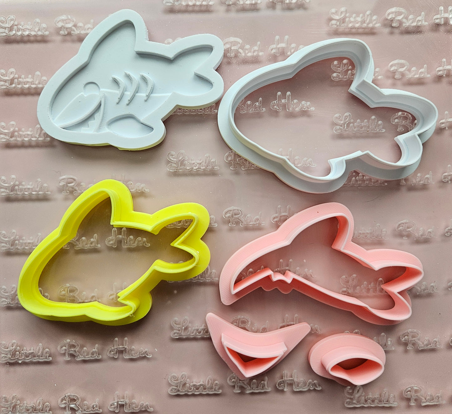 Shark Fondant and Buttercream Stamp and Cutter Set