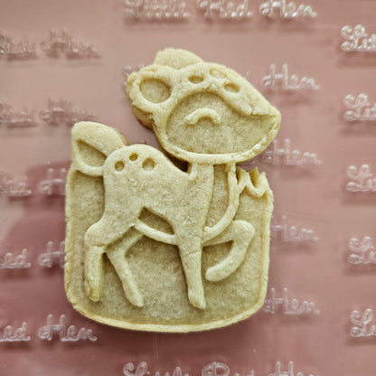 Deer DOUGH STAMP // READY TO FLOOD Stamp and Cookie Cutter Set
