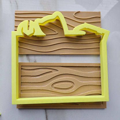 MEGACOOKIE / COOKIE CAKE Toolbox with Tool Set Father's Day Buttercream Fondant Stamp and Cookie Cutter Set