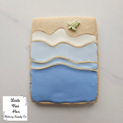 Beach DOUGH STAMP // READY TO FLOOD Stamp and Cookie Cutter Set