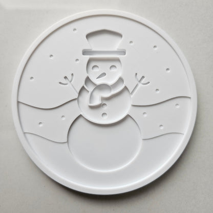 Christmas Tree Snow Globe Fondant and Buttercream Stamp and Cutter Set