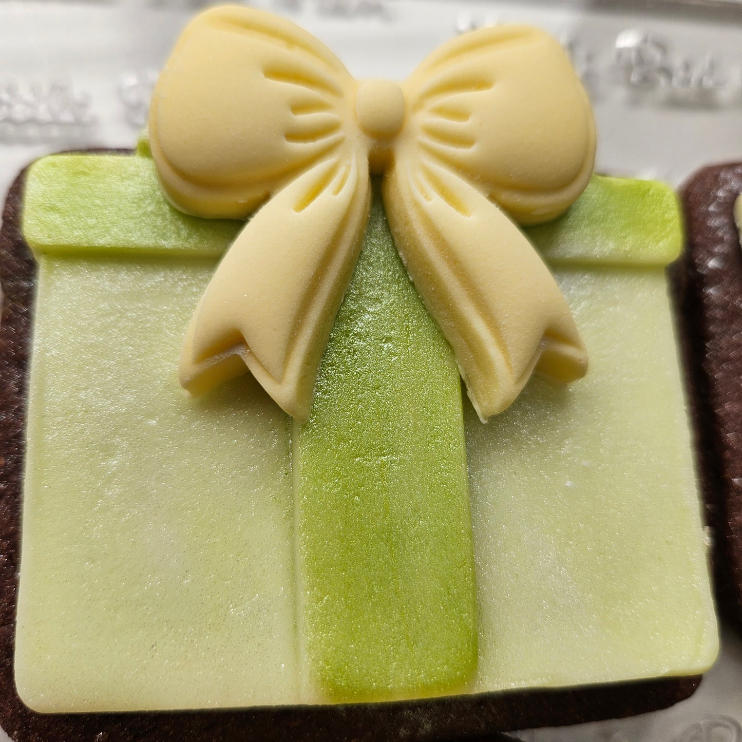 Gift Box Fondant and Buttercream Stamp and Cutter Set