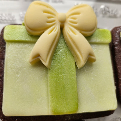 Gift Box Fondant and Buttercream Stamp and Cutter Set